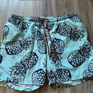 Men's Club Room pineapple print swim shorts